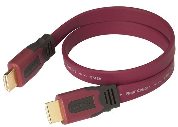 Kabel HDMI Real Cable HD-E-FLAT 5,0 m