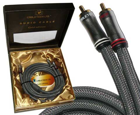 Kabel 2RCA-2RCA 1.8m Cabletech Gold Edition - Kable Cinch