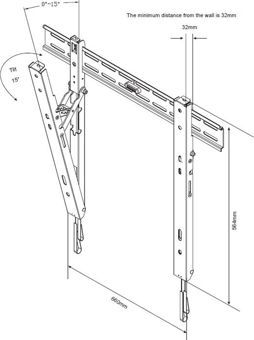 Uchwyt Vivanco MT6550 30665 TITAN 2