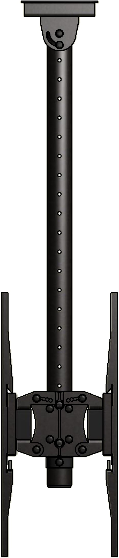 LC-US1155BB-P - Uchwyt sufitowy do 2 TV - Uchwyty do sufitu