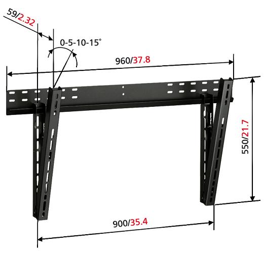 Uchwyt Vogels VFW165 - Uchwyty do TV LCD / plazma / LED